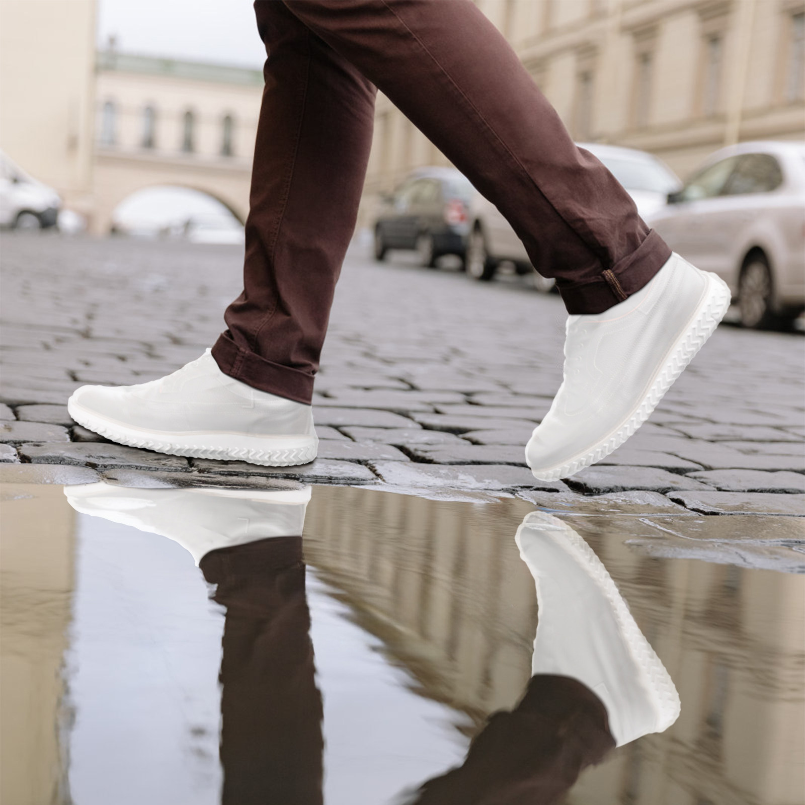 Sneaker Protector - 2 пары белых водонепроницаемых чехлов для