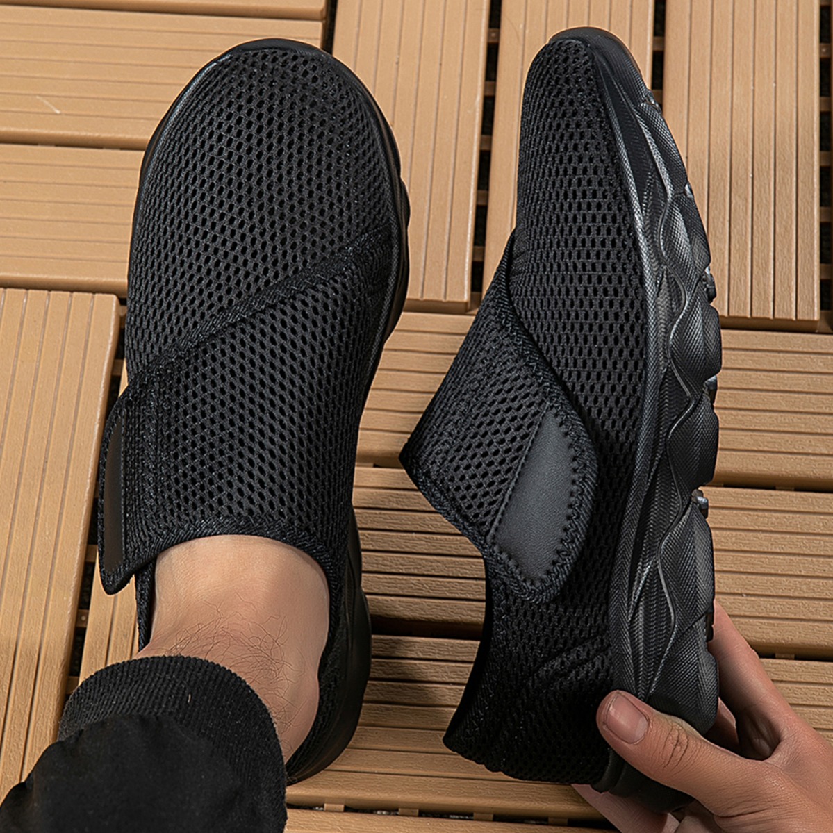 Новые мужские дышащие сетчатые – обзор и цена Sneaker Box