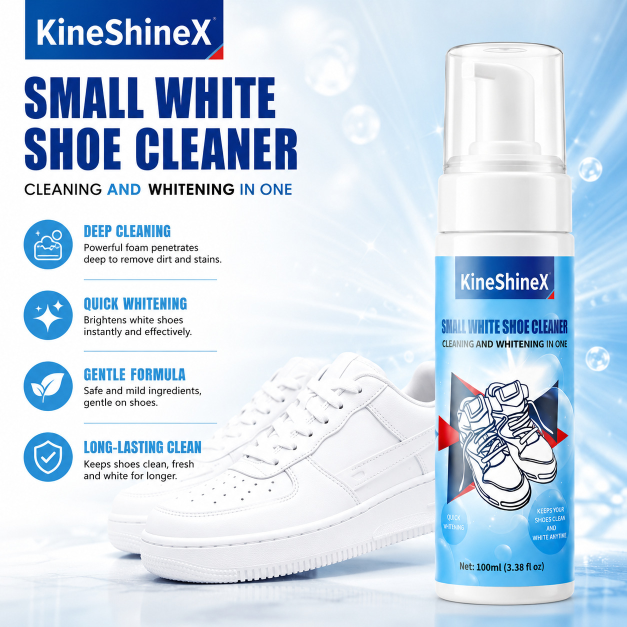 Набор для чистки обуви Gihen:  – обзор и цена Sneaker Cleaner